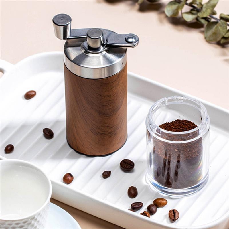 BrewMate - Molinillo de café manual portátil con mango plegable para café fresco en cualquier lugar