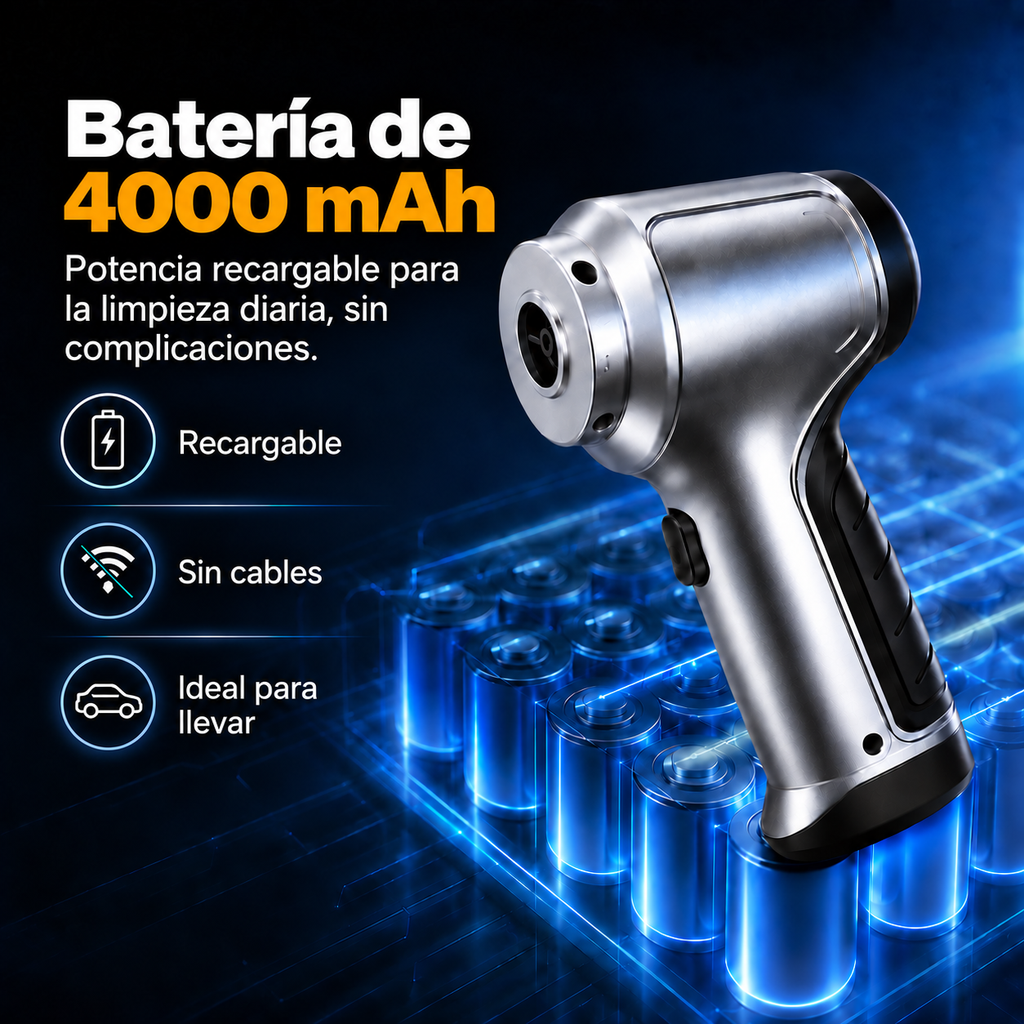 El Aspirador Inalámbrico Más Potente Para Automóviles