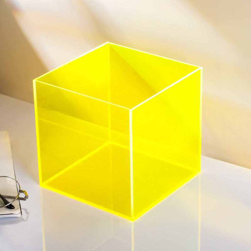 Cubierta de polvo de acrílico color transparente para caja de exhibición de modelo integrado de Lego
