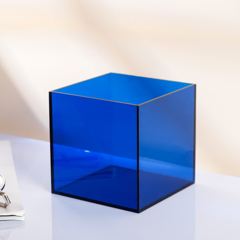 Cubierta de polvo de acrílico color transparente para caja de exhibición de modelo integrado de Lego