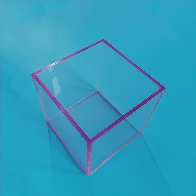 Cubierta de polvo de acrílico color transparente para caja de exhibición de modelo integrado de Lego