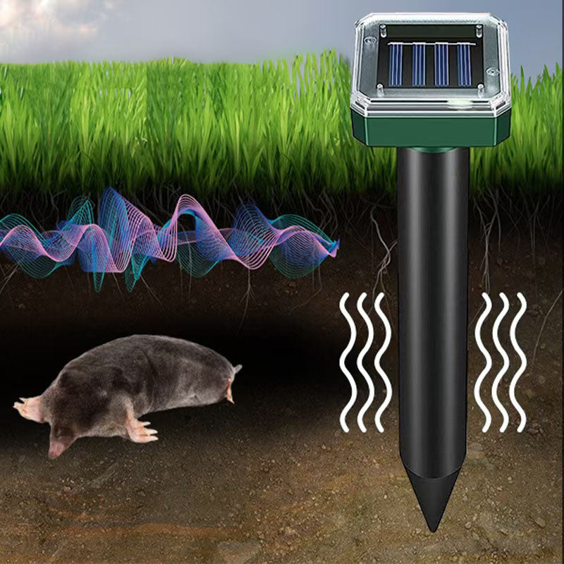 Kalsten | Repelente Ultrasonido Solar para Roedores | Repelente Electrónico de Ratas Impermeable para Exteriores