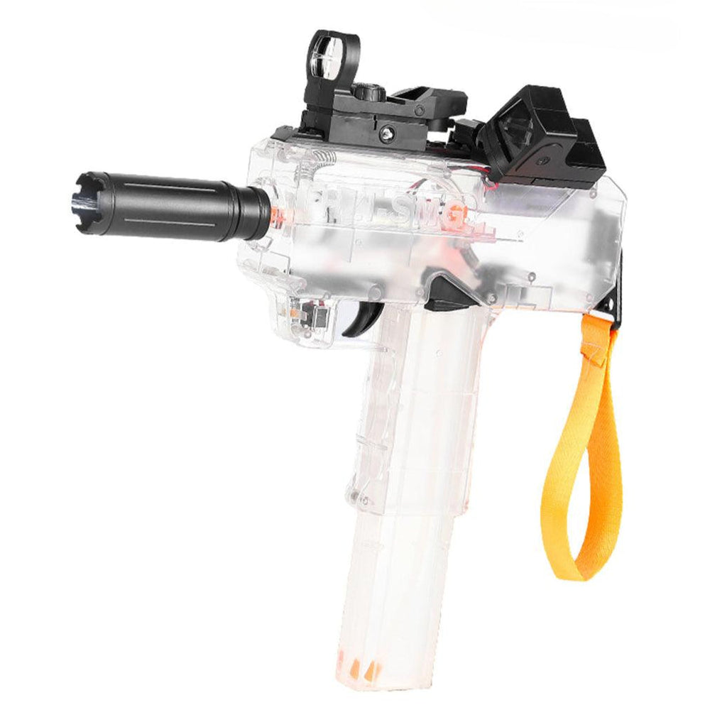 UZI Pistola de Agua Automática Transparente de Alta Velocidad