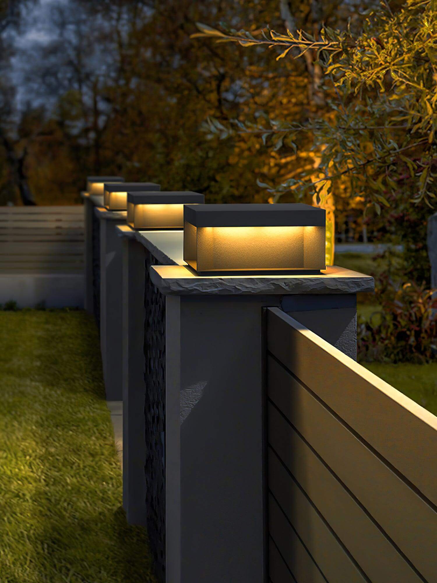 Luz Solar de Poste Exterior - Impermeable IP65