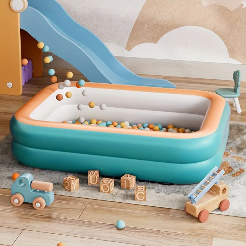 Amplia Piscina Inflable Familiar para Jardín y Refrescante en Verano