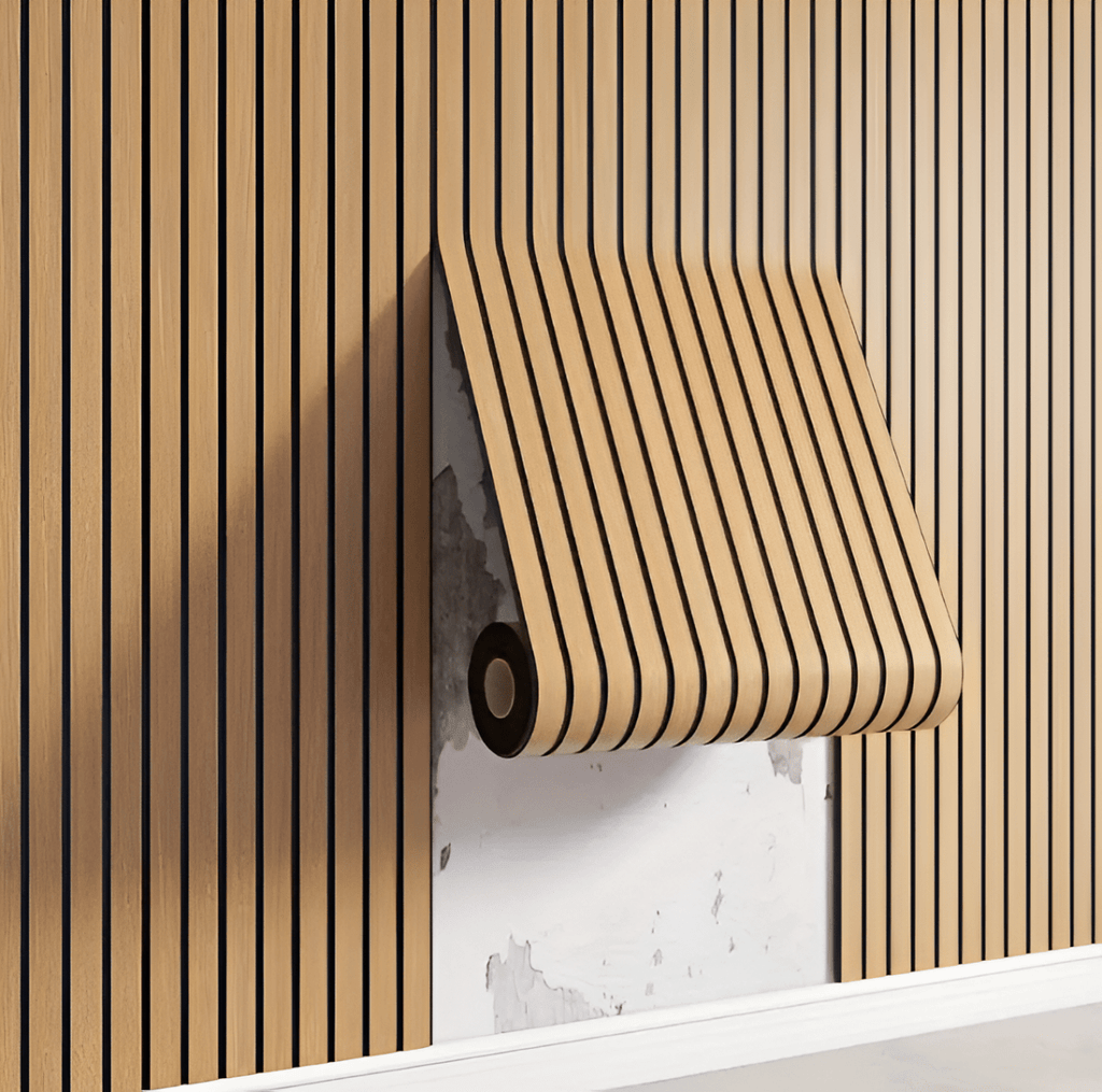 3D AKUPANEL – Paneles de madera autoadhesivos | Diseño de paredes elegante en minutos