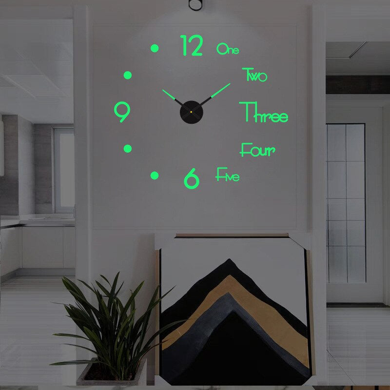 Reloj de Pared Creativo 3D