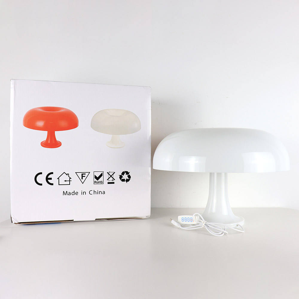 Champiñón Nórdico | Lámpara de Mesa Minimalista Estilo Nesso