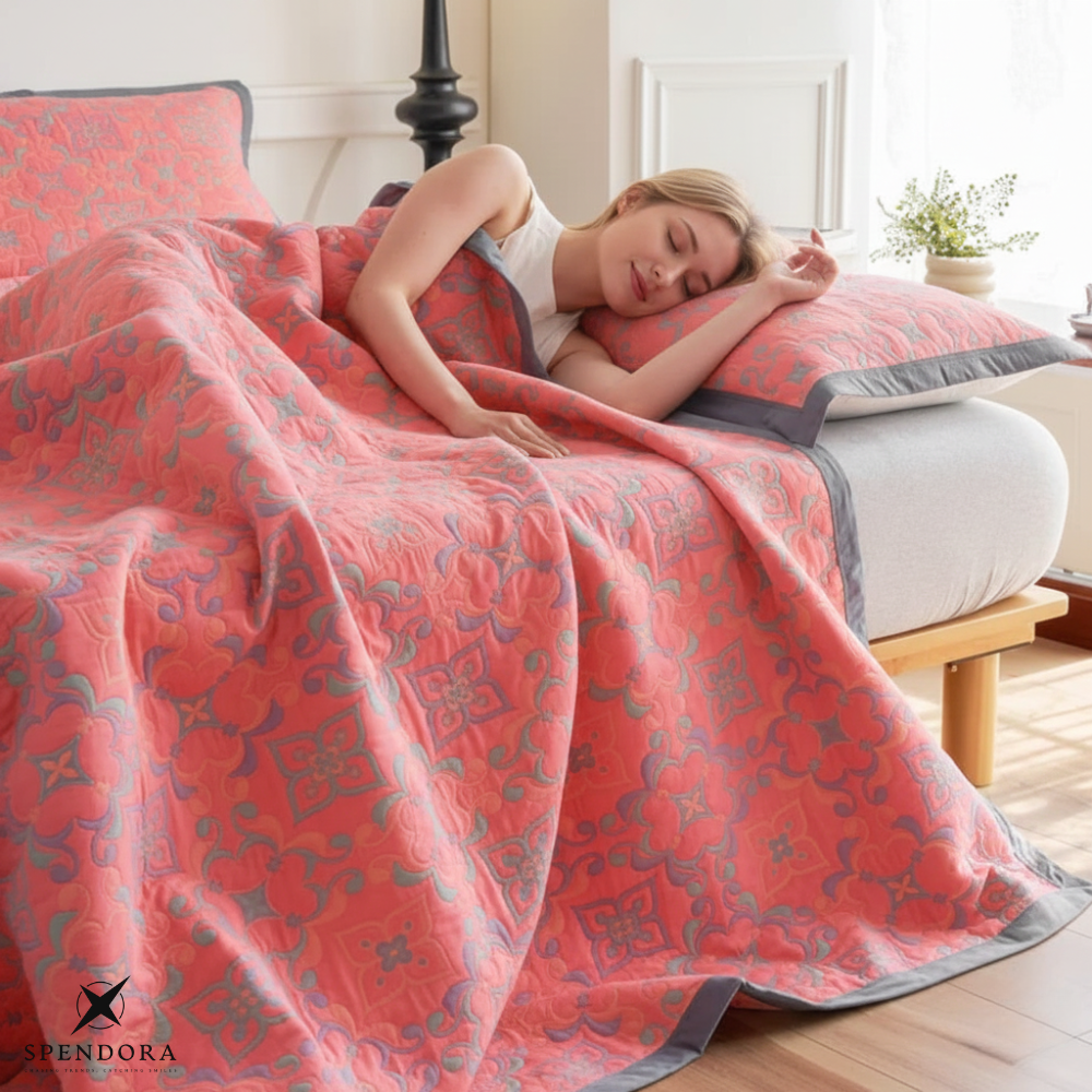 CottonDream – Manta de algodón multifuncional de doble cara | 50% DESCUENTO