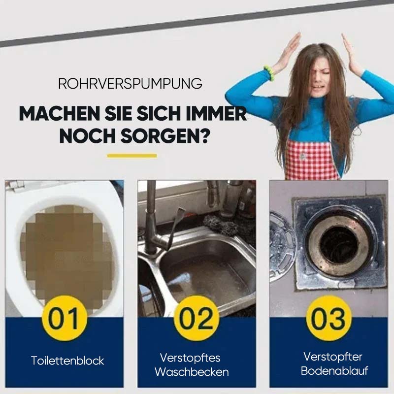 DrainBoom – El potente limpiador de desagües espumoso | 1+2 GRATIS