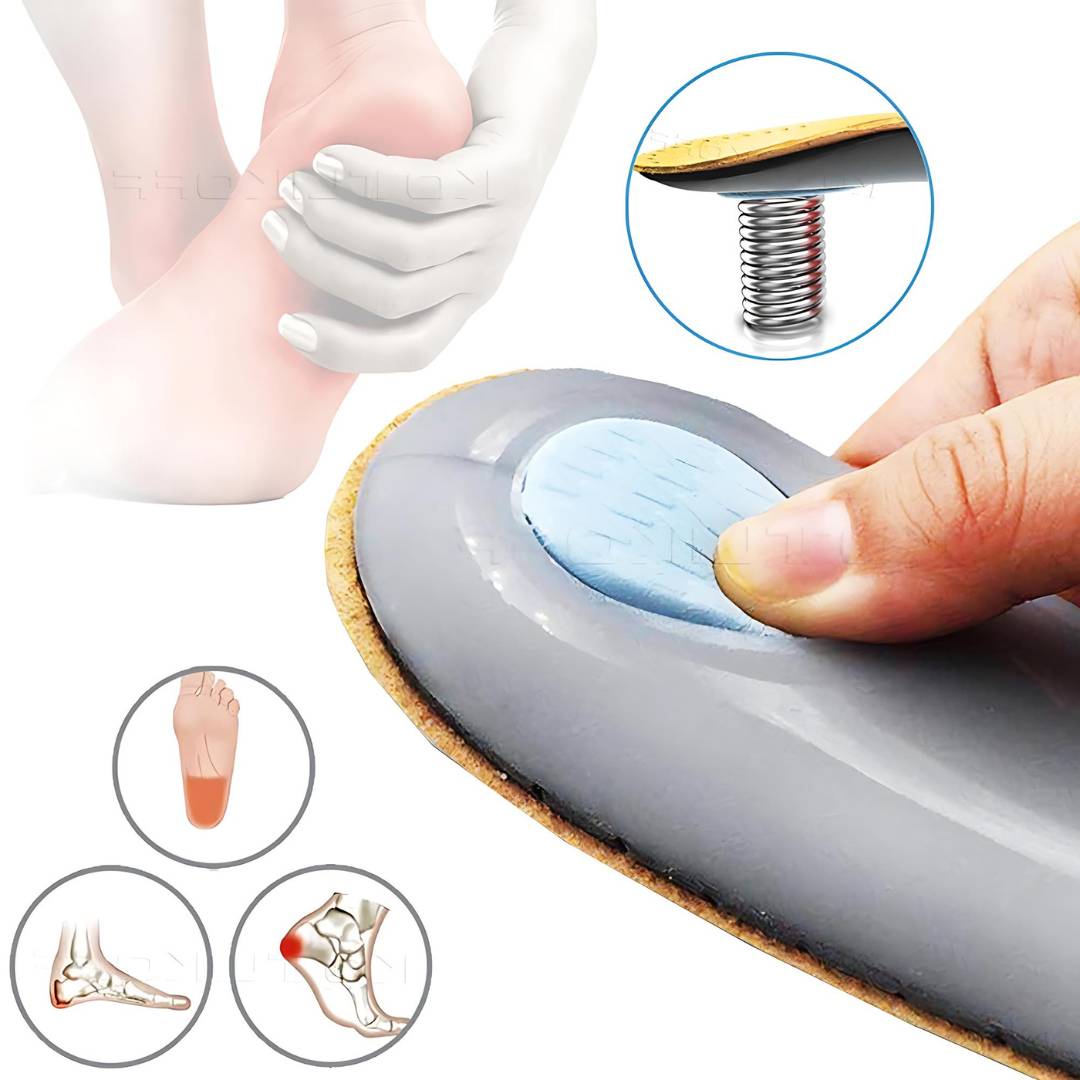 Plantilla de Cuero Ortopédica LeatherGuard | Absorción de Impactos - Soporte para el Arco - Plantilla Cómoda - Alivio del Dolor en los Pies - Control de Humedad Kalsten