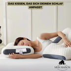 Almohada ortopédica para el cuello OrthoRest | Contorno ergonómico | Espuma viscoelástica | Transpirable