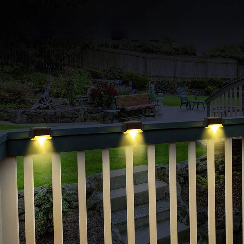 Luces Solares de Escalera Impermeables para Exterior (4 PCS) | Kalsten