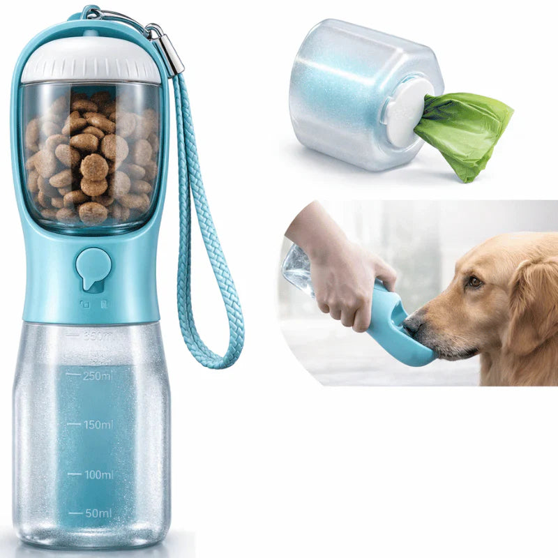 Botella 3-en-1 Portátil para Animales