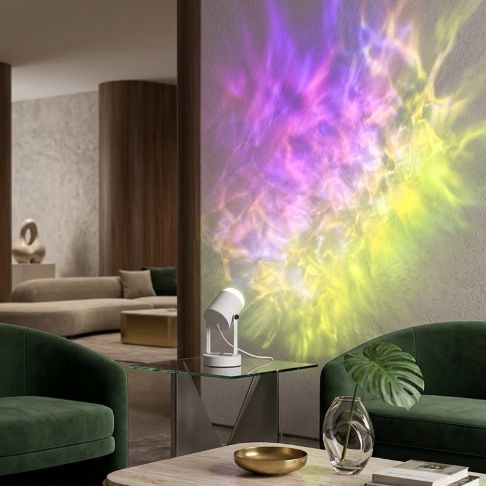 Cascade | Lámpara de Mesa RGB Dinámica Artística para Dormitorio y Sala de Estar