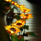 GlowPetal – Luz Solar LED de Girasol para Jardín