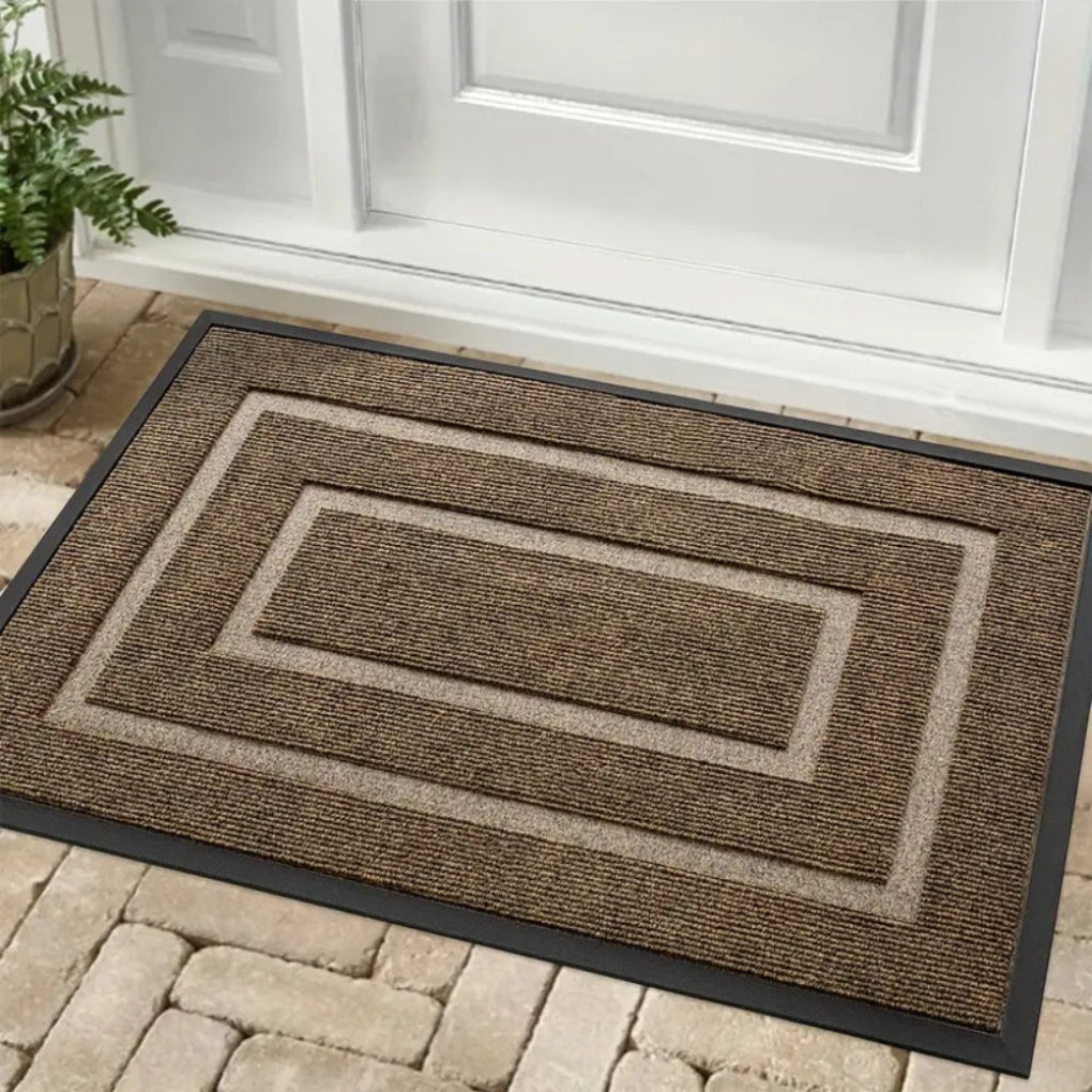 Alfombra de goma duradera y resistente al agua para todo el año