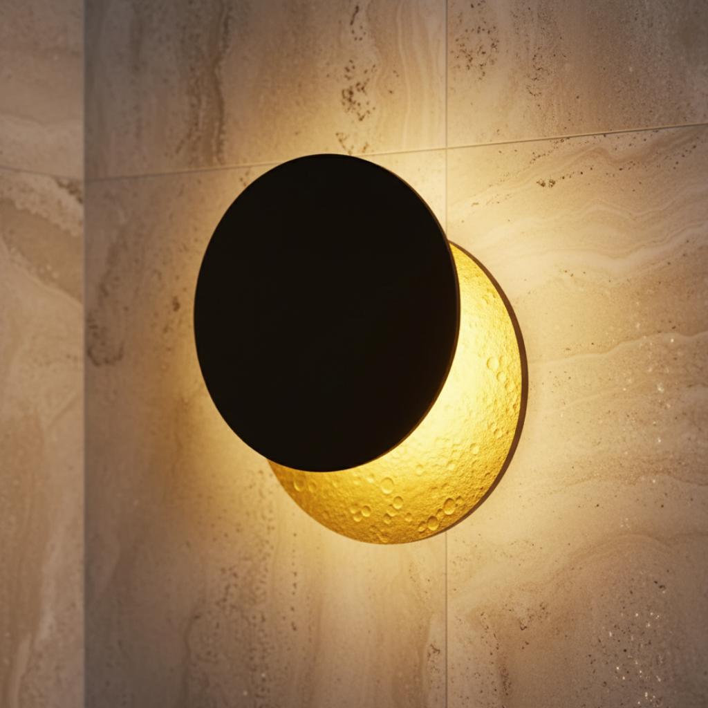 Aurelia Eclipse - Luz de Aplique LED Rotativa de 360° para Efectos Ambientales Elegantes