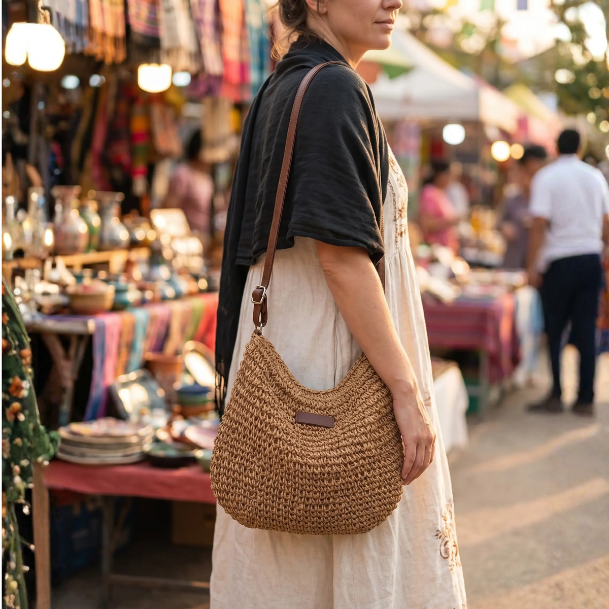 BowLift | Bolso de Hombro Bohemio Espacioso