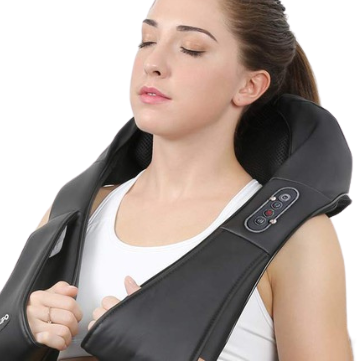 Masajeador de Puntos de Presión de Tejido Profundo para Cuello y Hombros con Calor