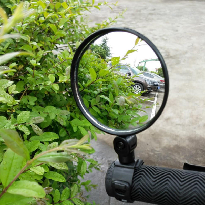 Espejo retrovisor de bicicleta rotatable 360°