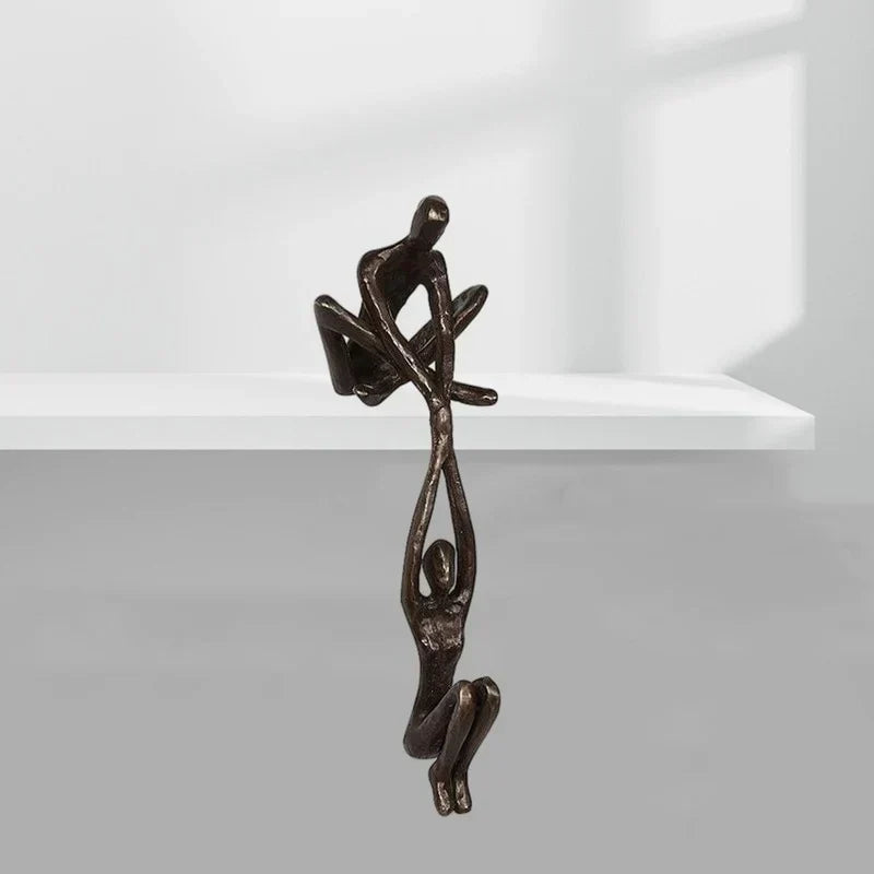 Lisslune | Amor Eterno y Fuerza | Escultura Figurativa | Decoración para el Hogar | Decoración Única