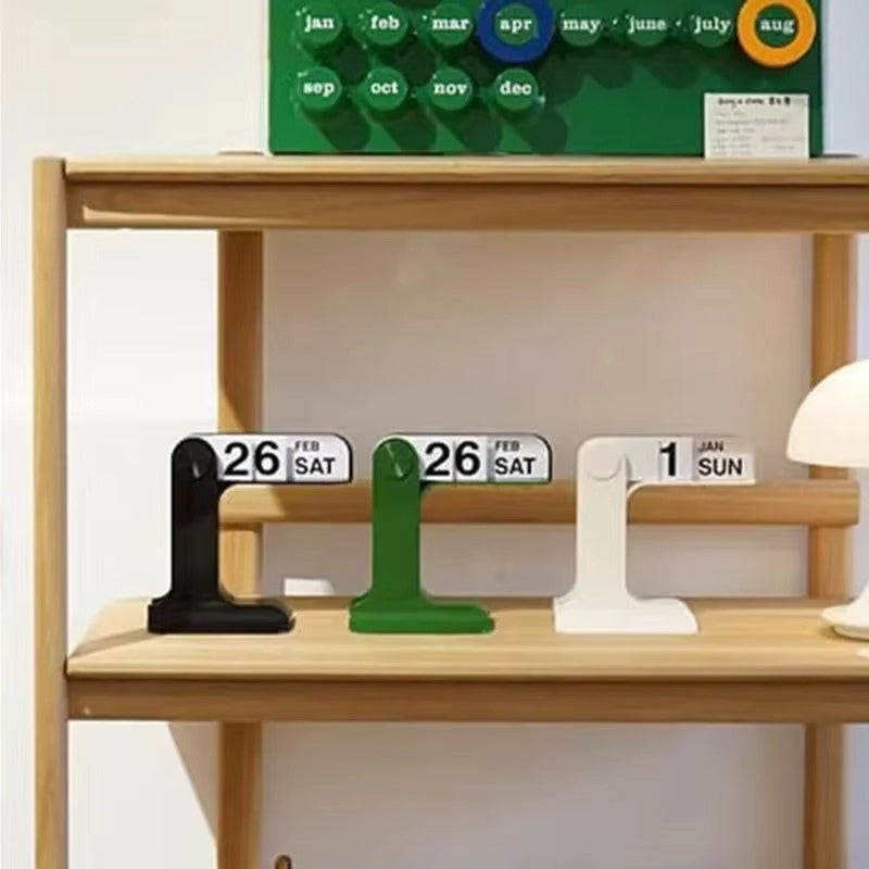 DateNest – Calendario de Escritorio Ajustable con Base Compacta para el Hogar y la Oficina