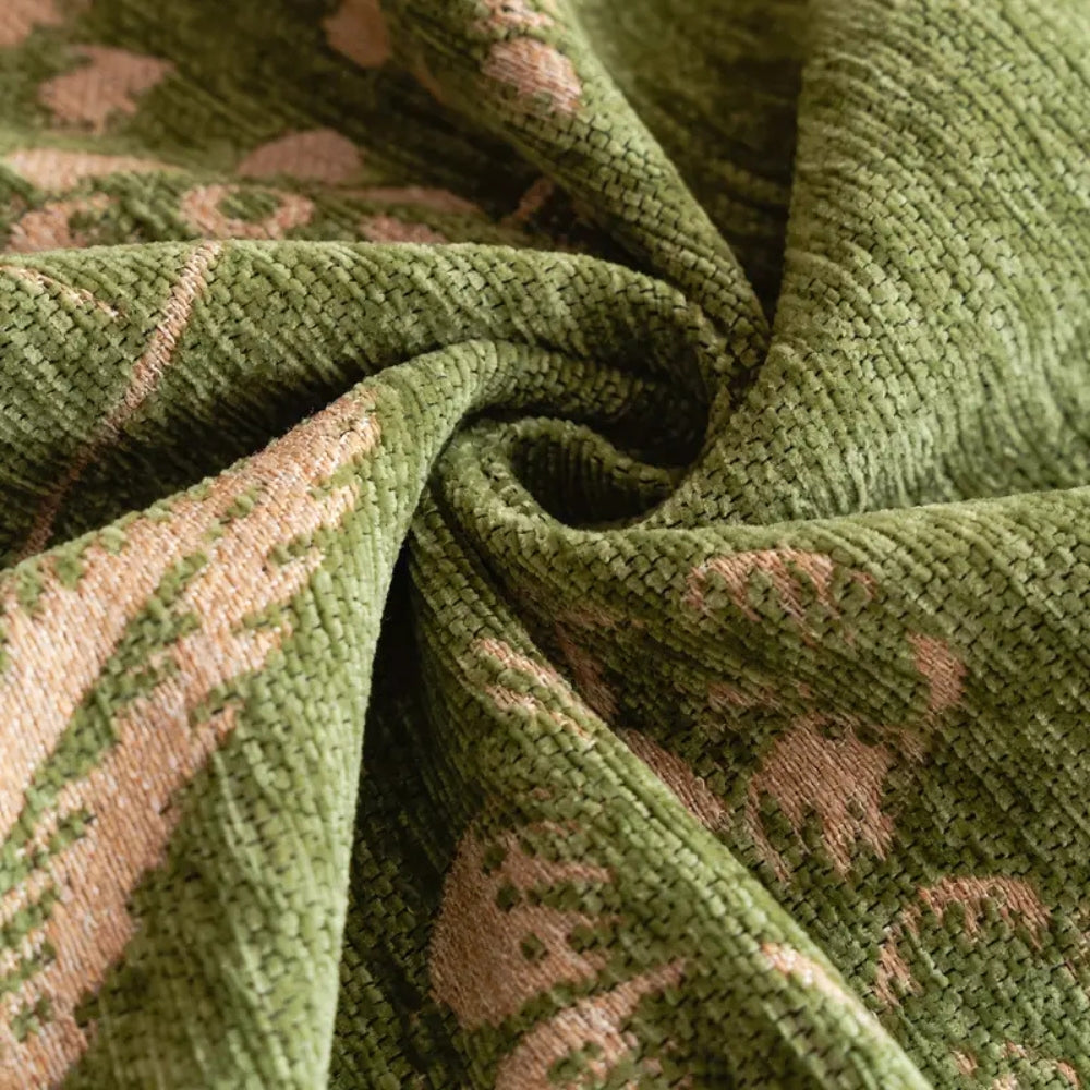 Funda de Sofá Chenille Floral Foliage