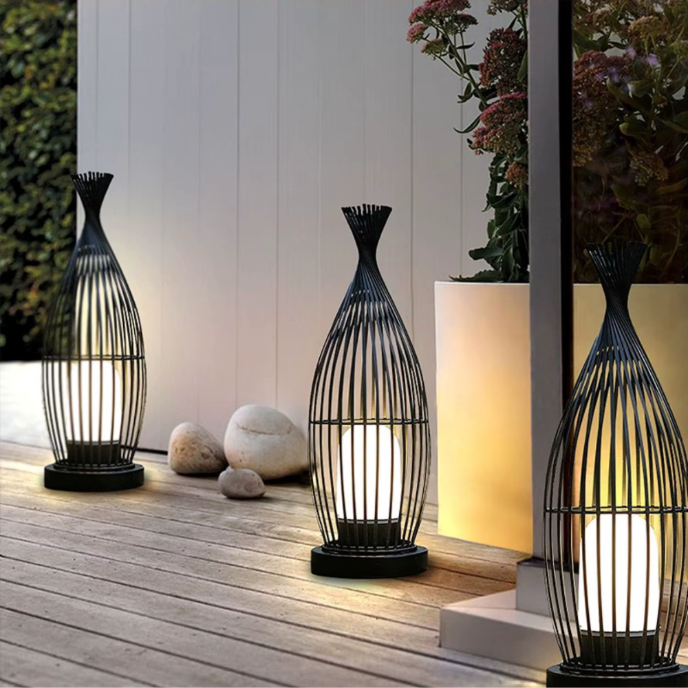 Lámpara LED Exterior Moderna a Prueba de Agua para Patio y Jardín
