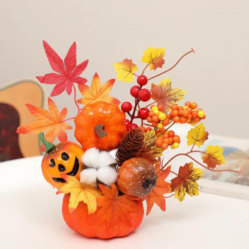 GhostlyGourd - Adorno Decorativo de Halloween con Diseño Inspirado en Calabaza