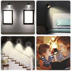 Skanto | Lámpara de pared LED – Recargable, magnética y luz bidireccional para interiores