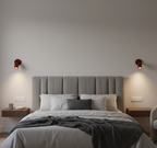 Luz de Pared de Metal Elegante para Espacios Habitables Contemporáneos