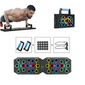 Tabla de musculación con enfoque muscular por color