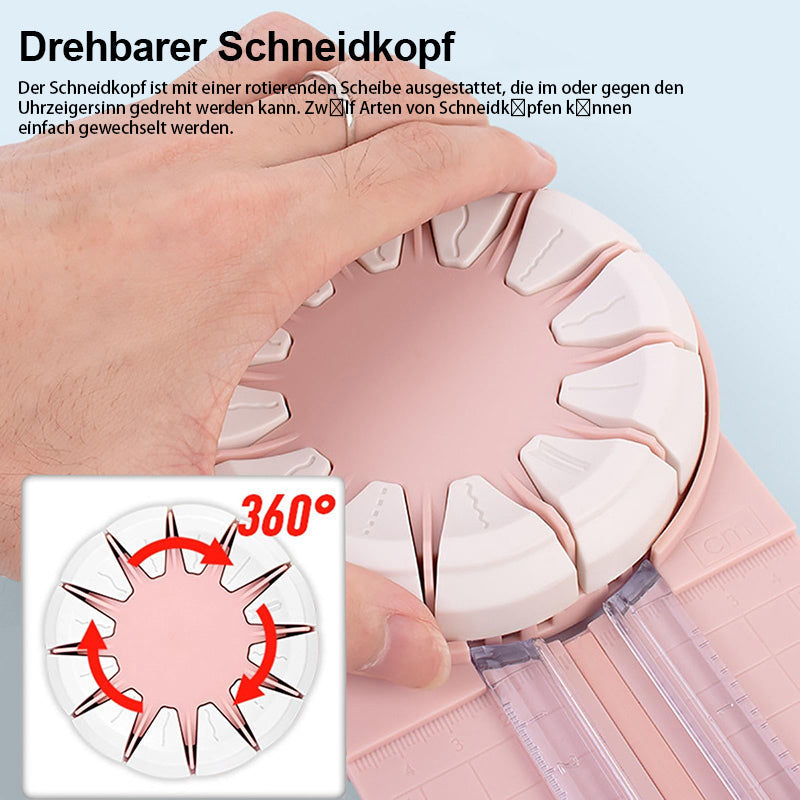 CutMaster - Cortadora de papel 12 en 1 – cortes perfectos para cada proyecto | 50% DESCUENTO