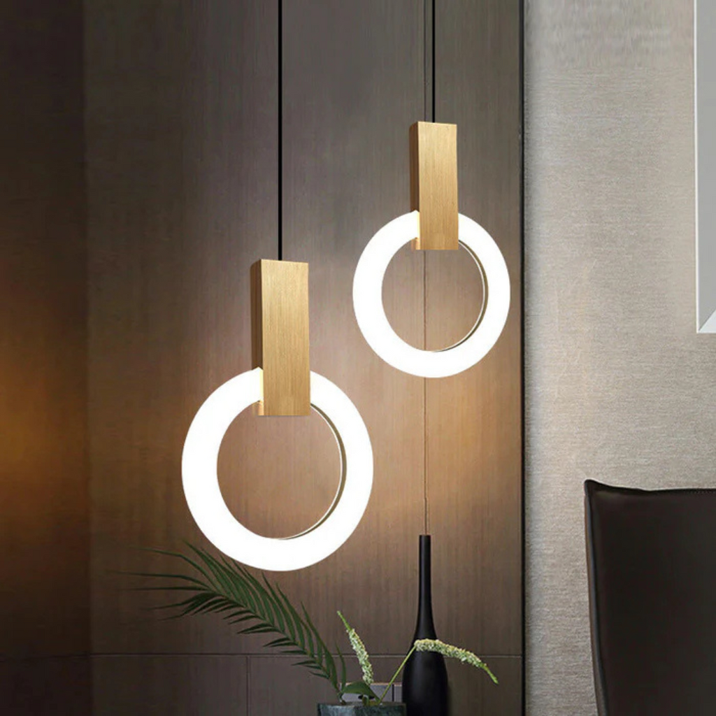 Lámpara colgante LED | Diseño escandinavo para interiores