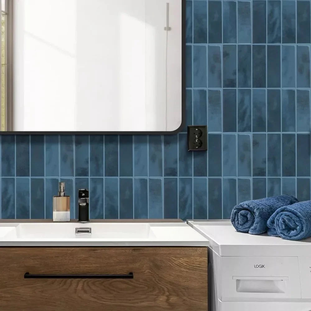 Azulejos adhesivos efecto 3D para cocina y baño