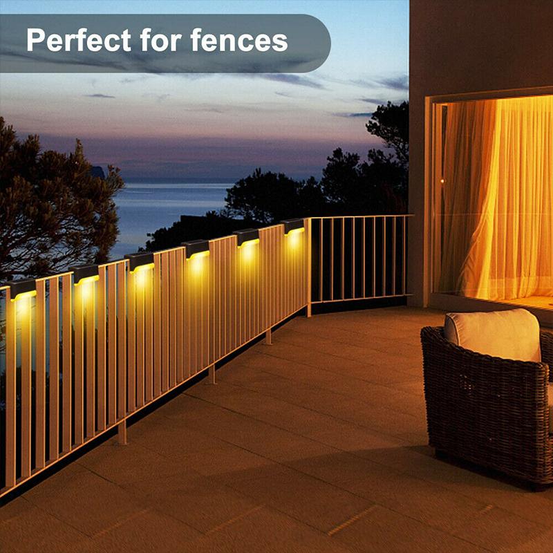 Luces Solares de Escalera Impermeables para Exterior (4 PCS) | Kalsten