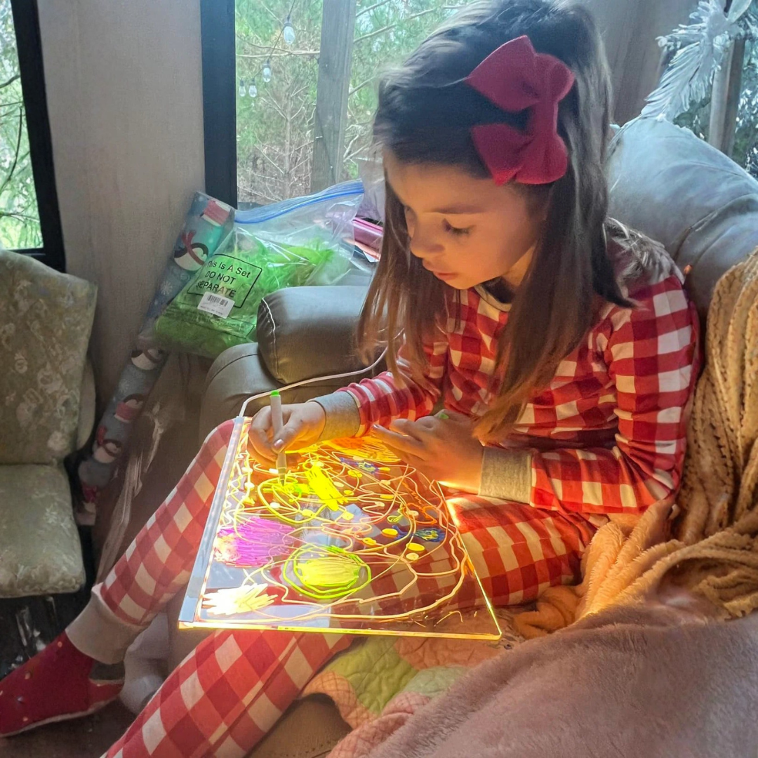 Tableta luminosa creativa para niños