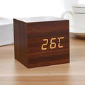 Reloj Despertador LED Cubo Moderno