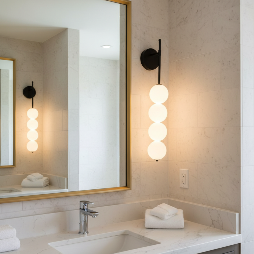 Aplique de Pared Minimalista Elegante - Iluminación LED Cálida para Interiores Modernos