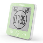 Lisslune | Reloj Digital de Ducha Impermeable con Soporte de Ventosa - Perfecto para Cronometrar Duchas y Actividades de Baño