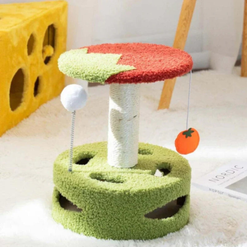PawTower - Juguete para Gatos con Diseño de Torre de Escalada y Rascado