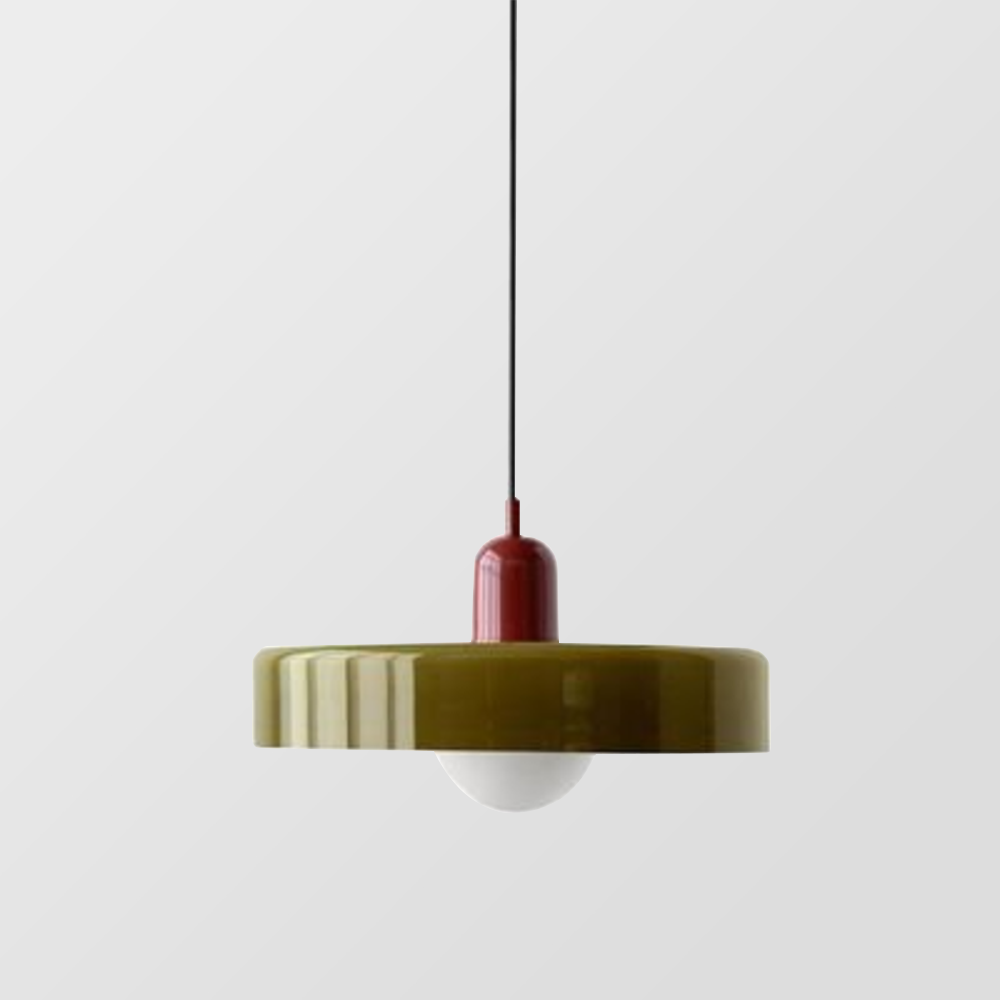 Lámpara colgante de vidrio | Lámpara colgante en estilo Bauhaus