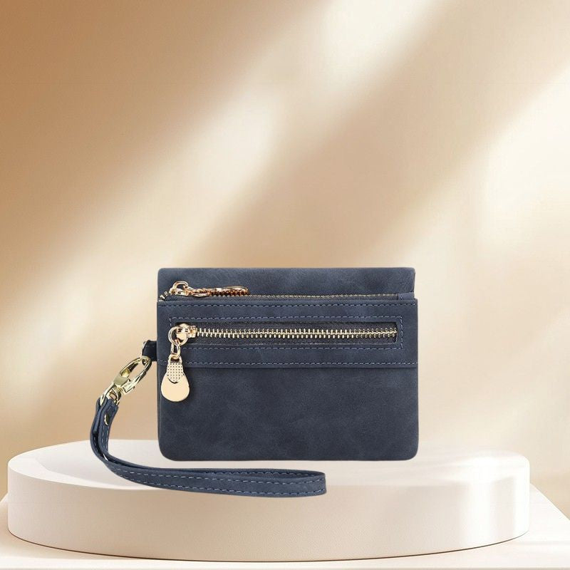 Cartera con Cremallera para Mujeres con Monedero y Múltiples Compartimentos