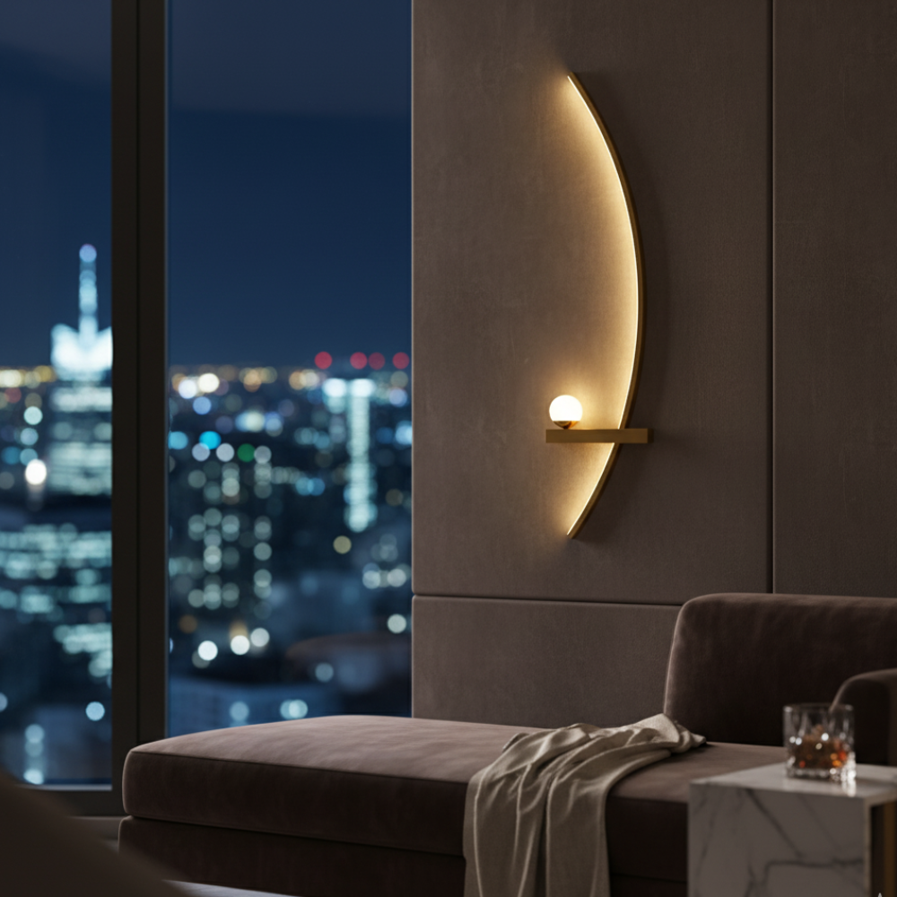 Luz de Pared LED Elegante – Aplique de Aluminio Moderno para Interiores del Hogar