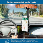 Soporte de teléfono rotativo 360° para coche
