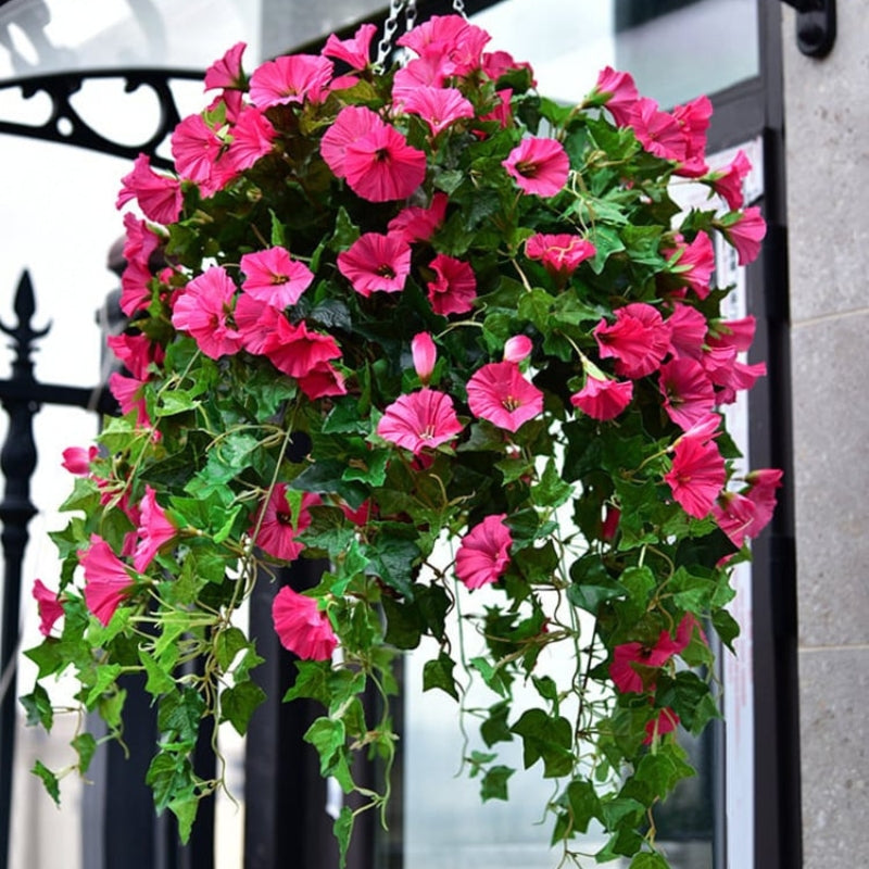 BloomHaven – Conjunto de Flores de Caléndula Artificiales con Cuerda para Colgar