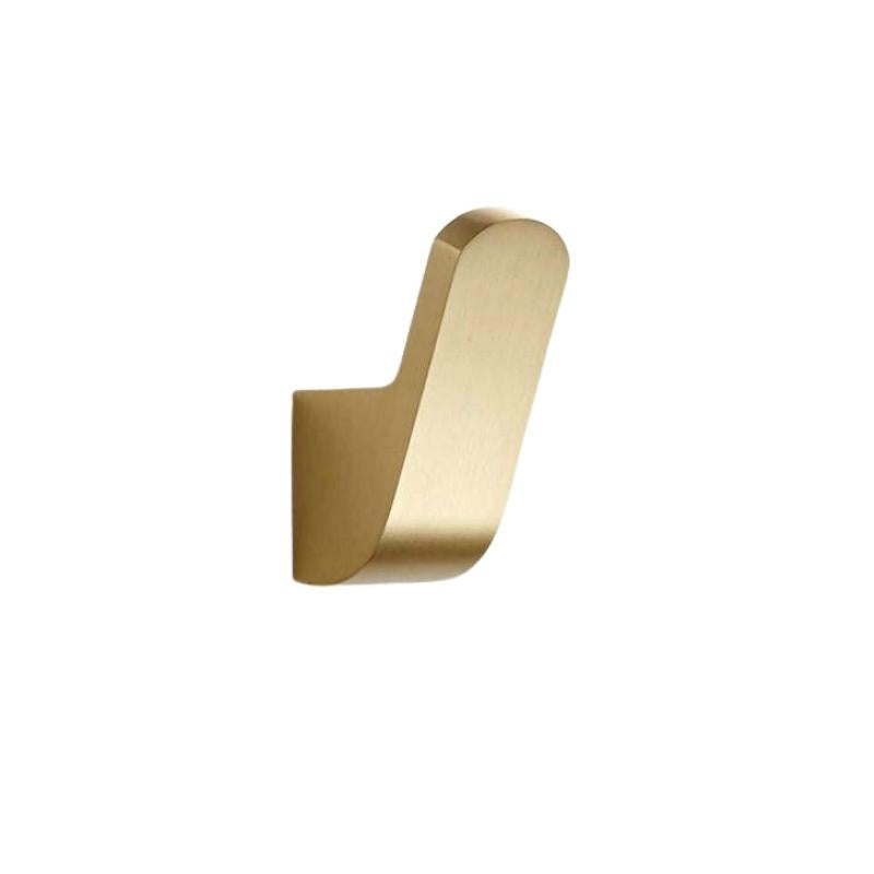Ganchos de Pared de Latón Dorado para Batas y Abrigos