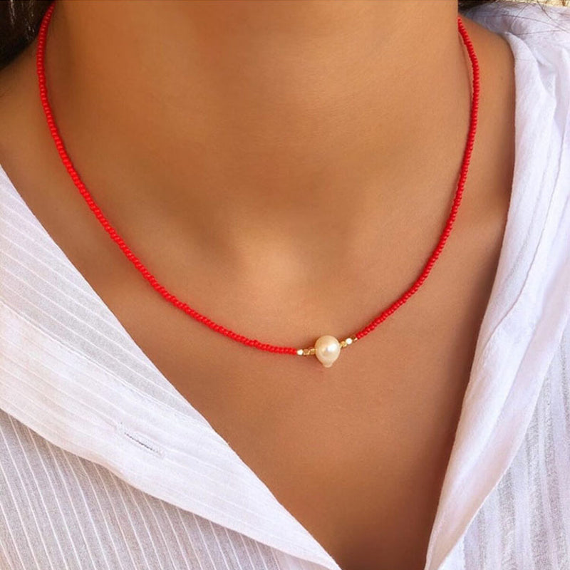 Collar de perlas de agua dulce