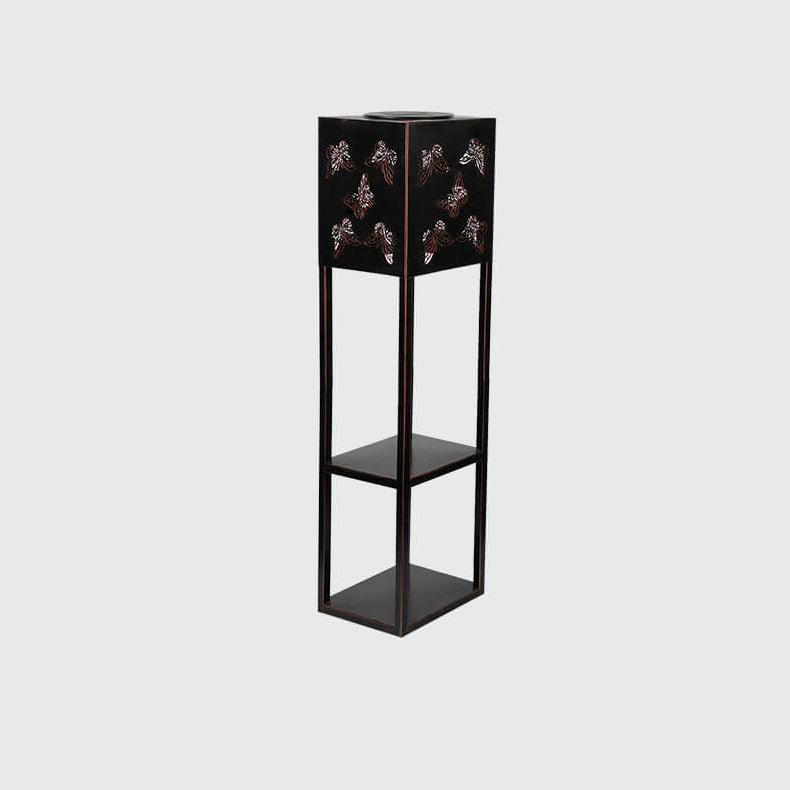Luz Solar de Mariposa Sombra Cuadrada Maceta Luz Jardín Decorativa Exterior Impermeable Patio Luz Exterior | Brehn